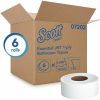 1-Ply White Jumbo Roll Commercial Toilet Paper, 6/Case