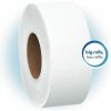 1-Ply White Jumbo Roll Commercial Toilet Paper, 6/Case