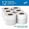 2-Ply Jumbo Roll Recycled Fiber Toilet Paper (12-Carton)