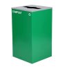 87G Open Top Can Receptacle Blue Recycle Bin Combo Station