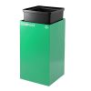 87G Open Top Can Receptacle Blue Recycle Bin Combo Station