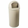 Commercial Marshal 25 Gallon Trash Can (Beige)