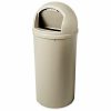 Commercial Marshal 25 Gallon Trash Can (Beige)