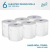 Essential High-Capacity Purple Core Hard Roll Towels, With Absorbency Pockets™ (6 Rolls-Case)