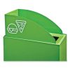 Mixx Recycling Center Lid, Topper Style, 9.87″W X 19.87″D X 0.62″H, Green