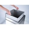 Precision Series™ 35 Gal. Square Open-Top Trash Can