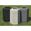 Products Polytec 30 Gallon Hexagon Trash Can (Black)