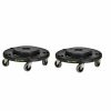 Round Can Dolly Fits 20, 32, 44, 55-Gal Can Package Of 2