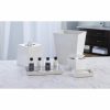 Spa White Collection, Wastebasket, 6 Qt, Melamine, Case Of 3