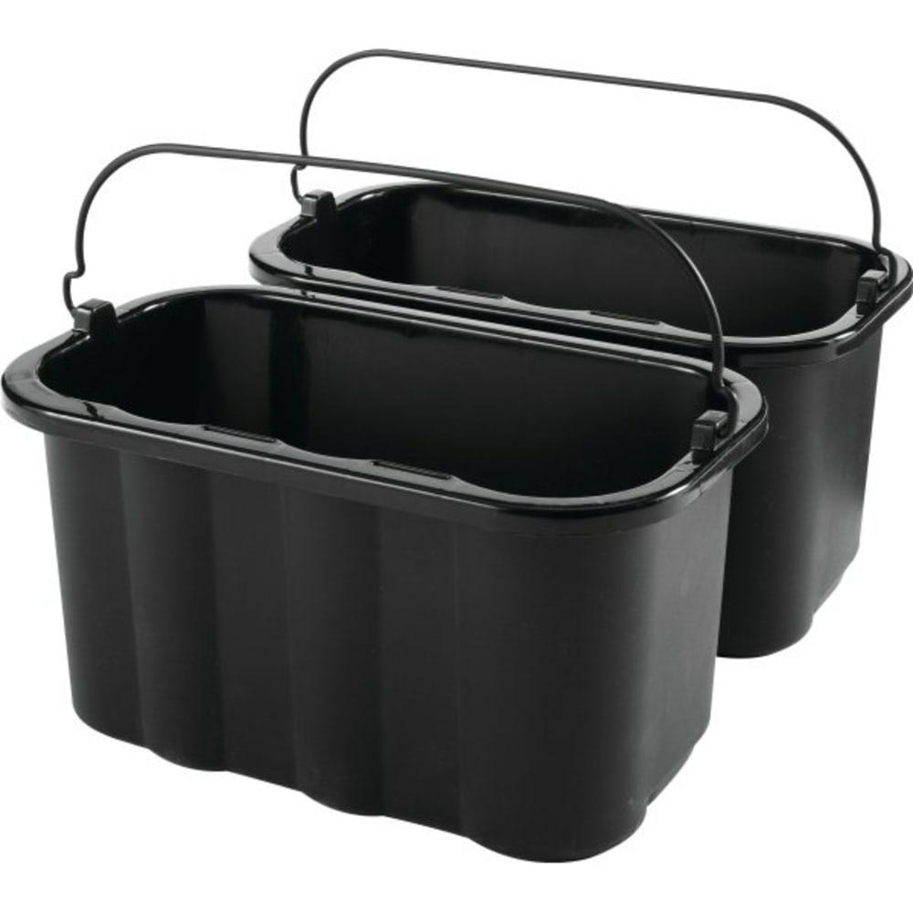 10 Quart Sanitizing Maid Caddy (6-Pack) (Black)