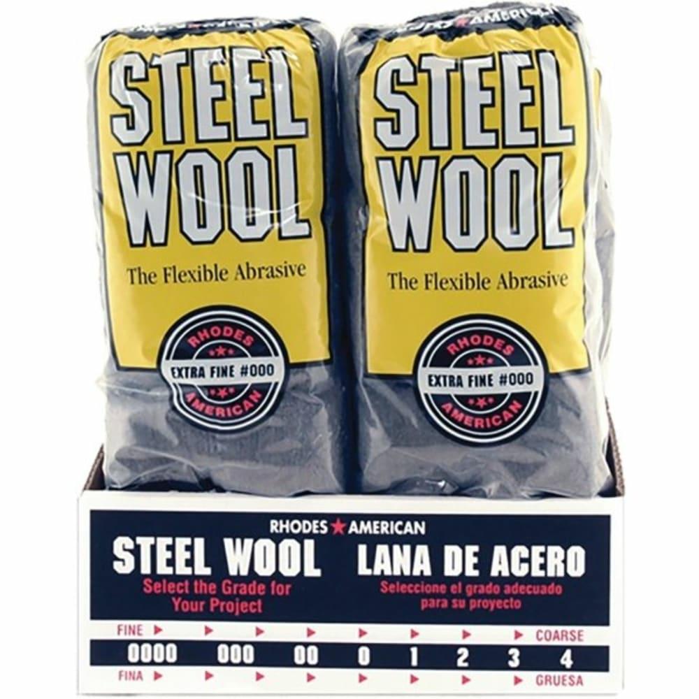 106601-06 Grade 000 Steel Wool 16 Pad Poly Sleeve, Case Of 96