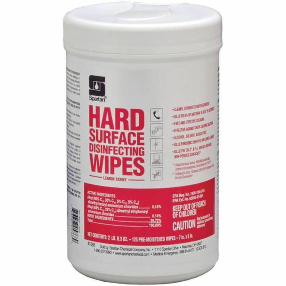 125 Count Lemon Scent Hard Surface Disinfecting Wipes