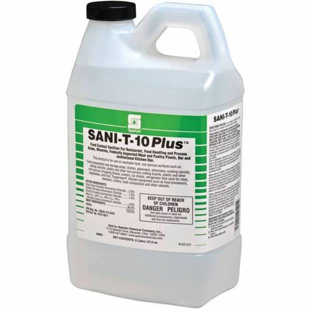 2 L. Sani-T-10 Plus Food Contact Sanitizer (4-Pack)