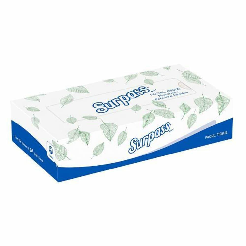 2-Ply Flat Facial Tissue Box (60 Boxes-Case)