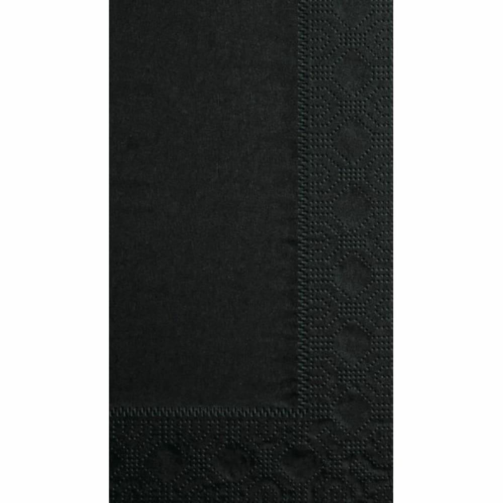 2-Ply Prefolded Dinner Napkins (1,000-Carton) (Black)