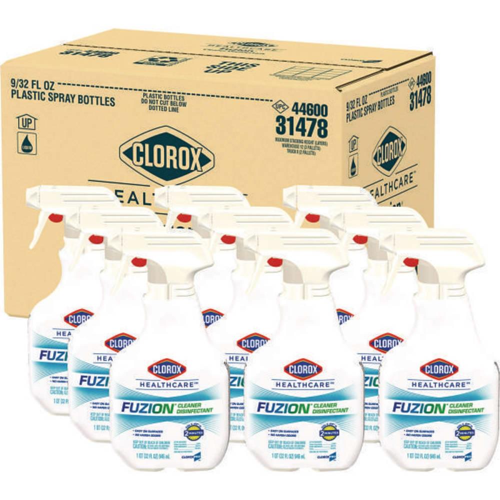 32 Oz Healthcare Fuzion Cleaner Disinfectant (9-Carton)