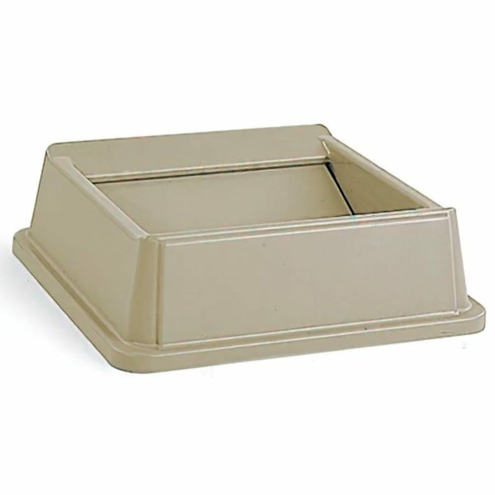 35 Gallon Untouchable Square Swing Trash Can Lid(Beige) (4-Pack)