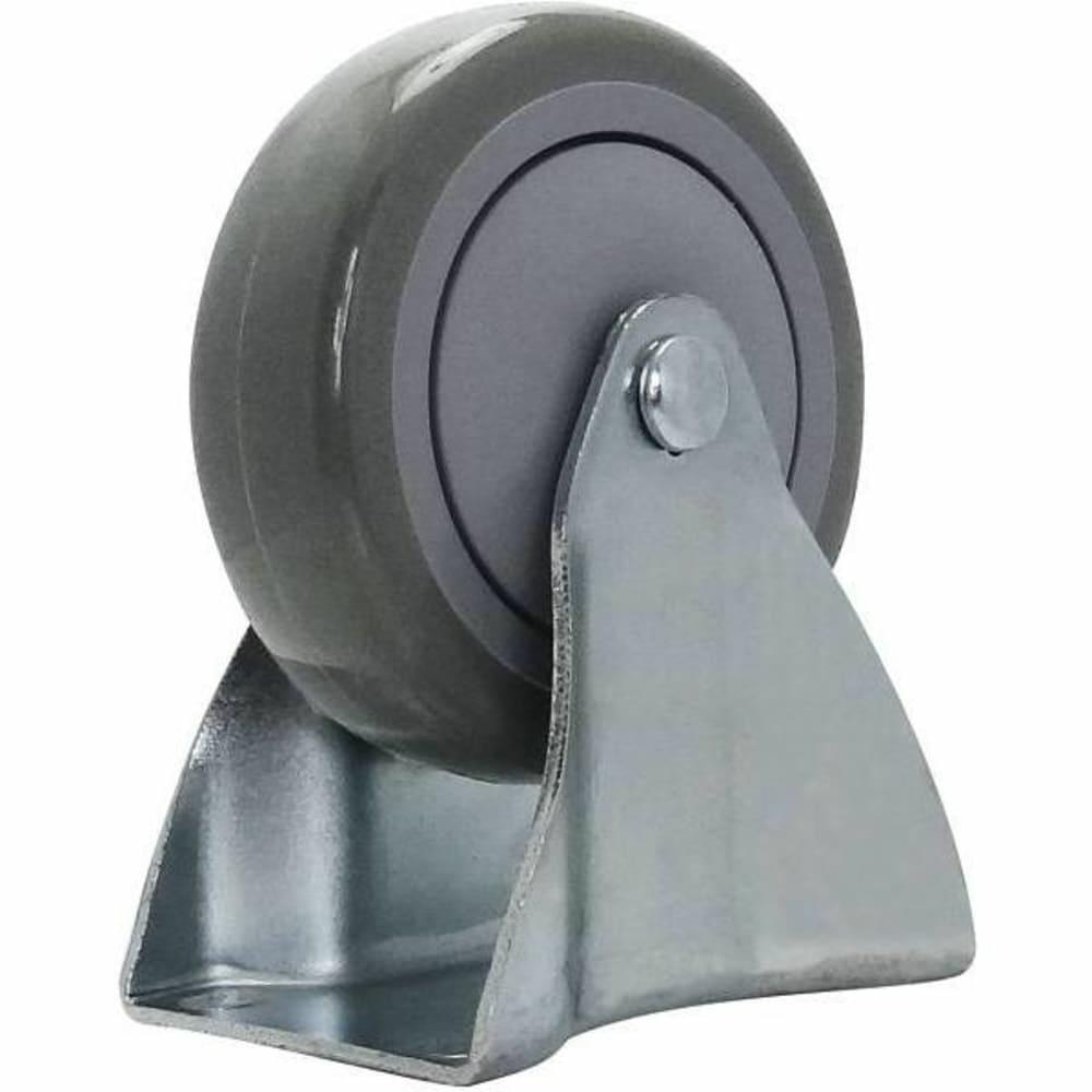 4 In. Polyurethane Fixed Caster W/ 375 Lb. Load Rating