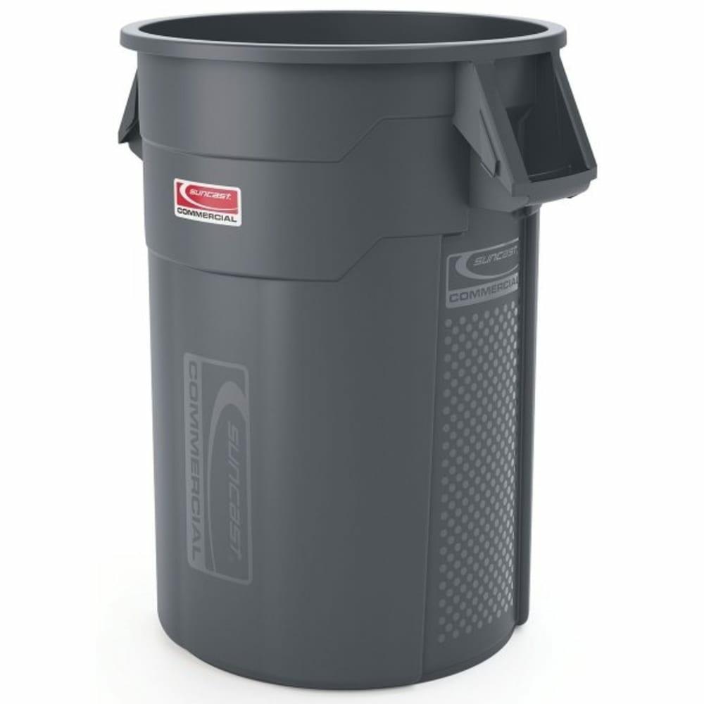 44 Gallon Utility Trash Can Gray