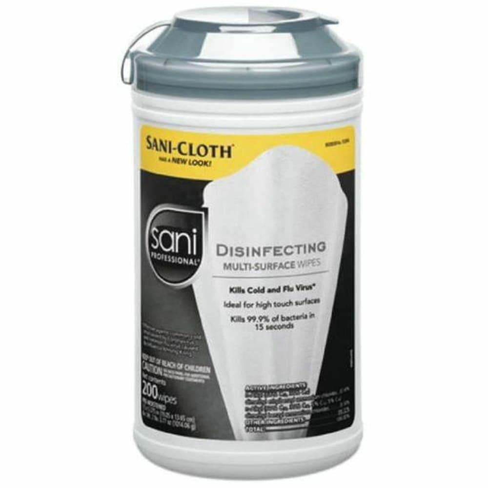 5.375 In. X 7 In. No Scent Disinfecting Wipes (6-Case)