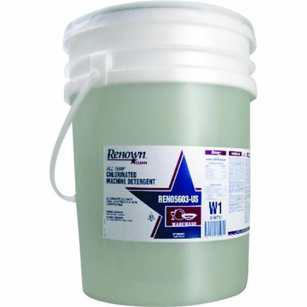 5 Gal. Unscented Temp Mechanical Chlorinated Dishwasher Detergent