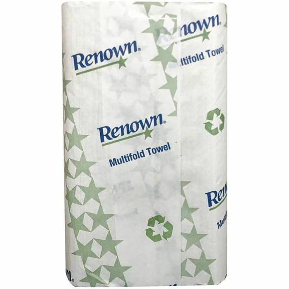 9.15 In. X 9.5 In. Recycled Multifold Paper Towels (White) (16-Case)