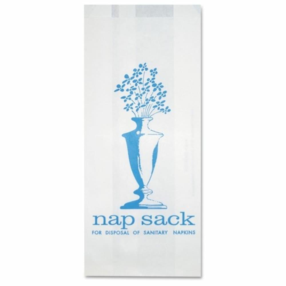 9 X 4 X 2 In High-Density Napkin Disposal Bag (1,000-Carton) (White)