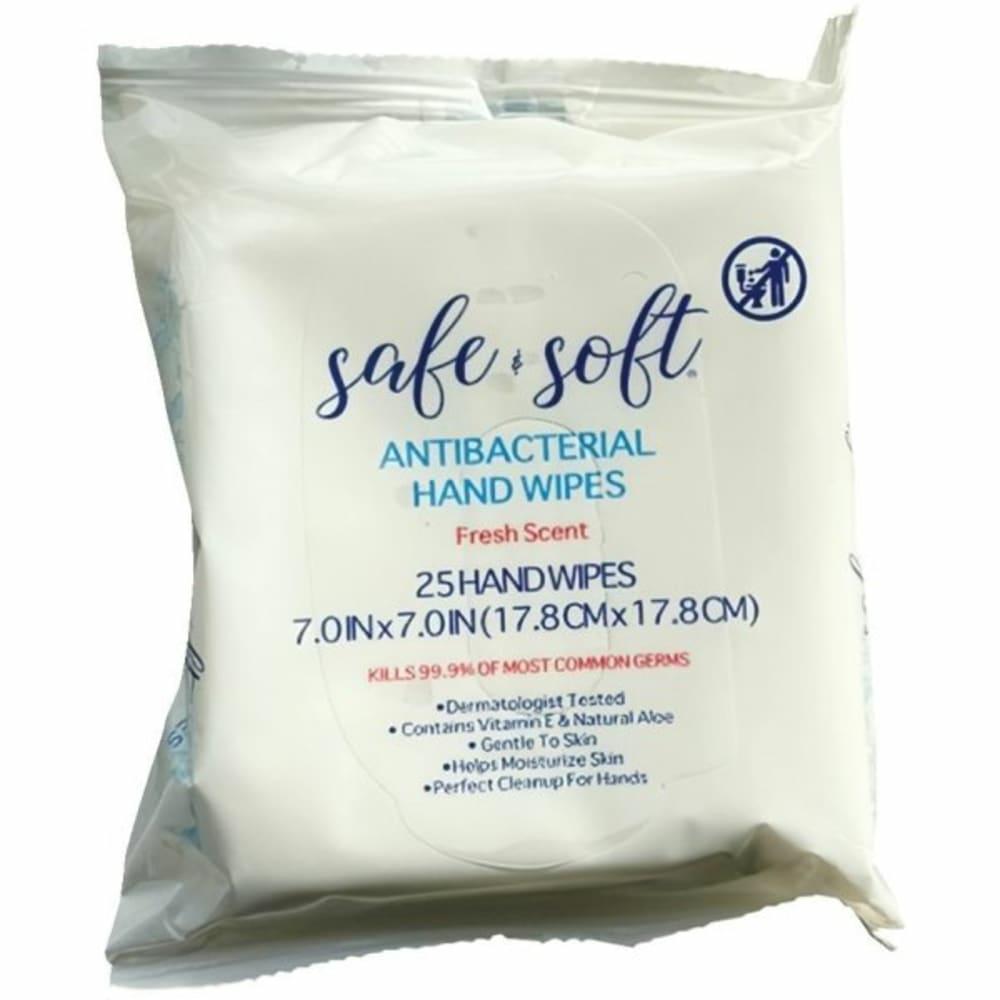 Antibacterial Hand Wipes (25-Count) (18-Case)