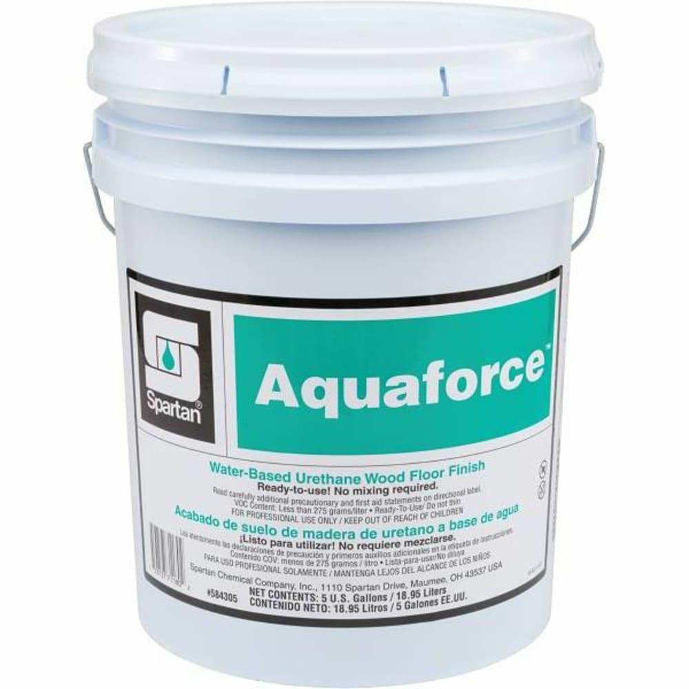 Aquaforce 5 Gal. Water-Based Urenthan Wood Floor Finish