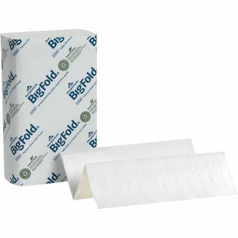 Bigfold White Recycled Paper Towel (10 Packs-Case, 220 Towels-Pack)