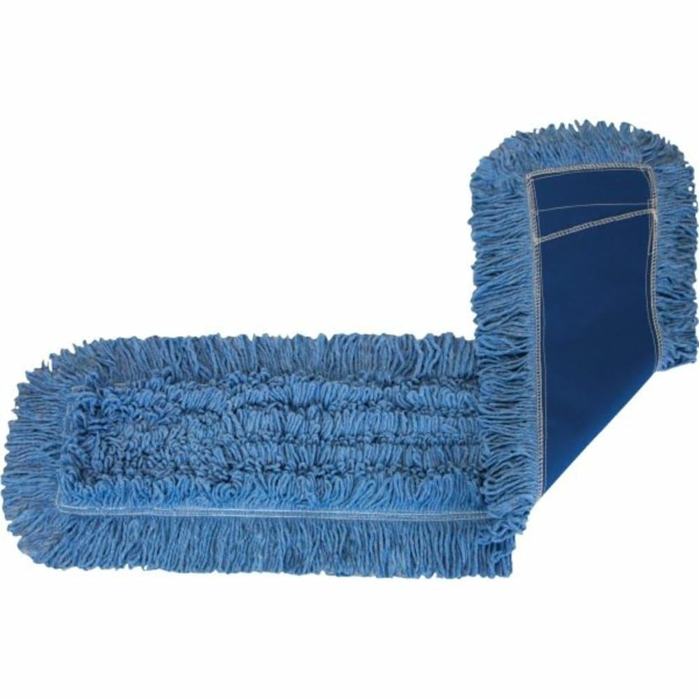 Blend Looped-End Dust Mop W/ Polyester Slot Pocket Back (2