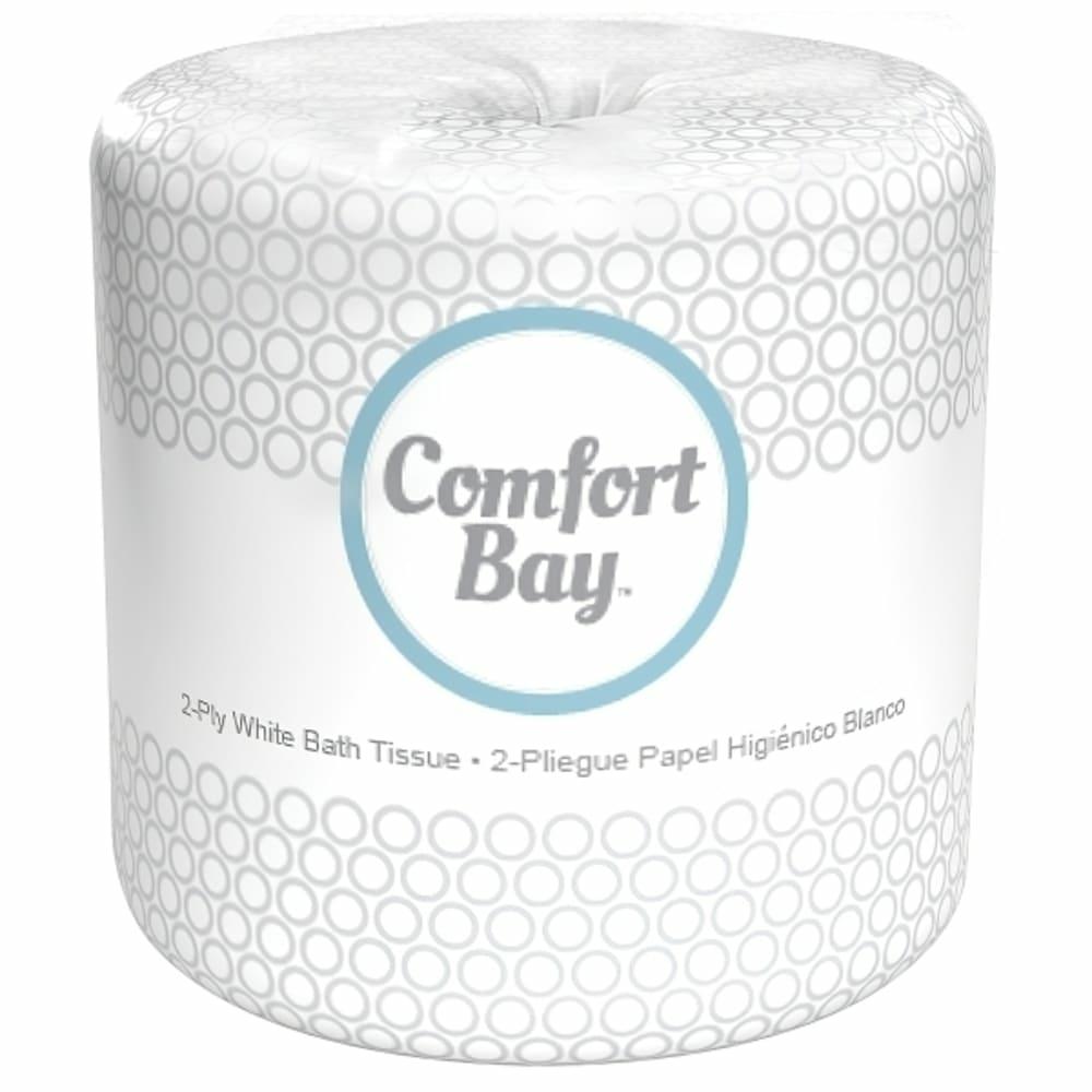 Bright White 2-Ply Bath Tissue, Case Of 96