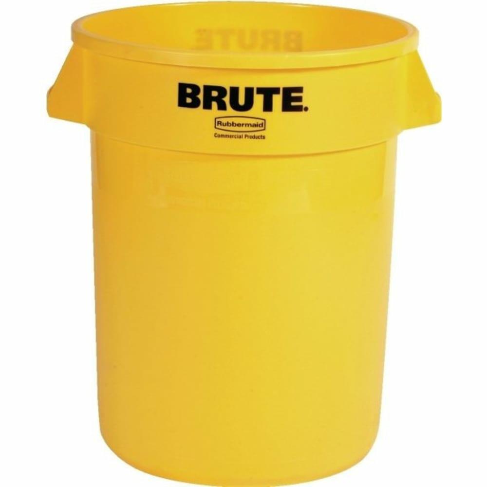 Brute 32 Gallon Trash Can (Yellow)