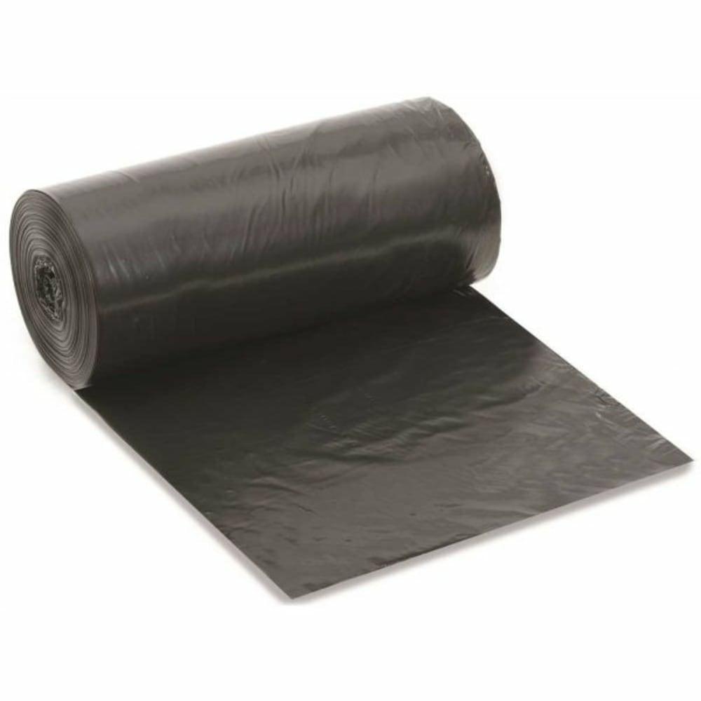 Can Liner, 56 Gal., 1 Mil, Low-Density, Black, 43″ X 47″, 100/Case