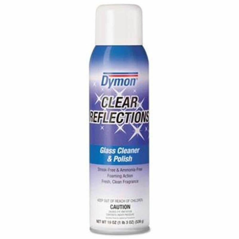 Clear Reflections Mirror & Glass Cleaner, 19Oz, Aerosol, 12/Carton