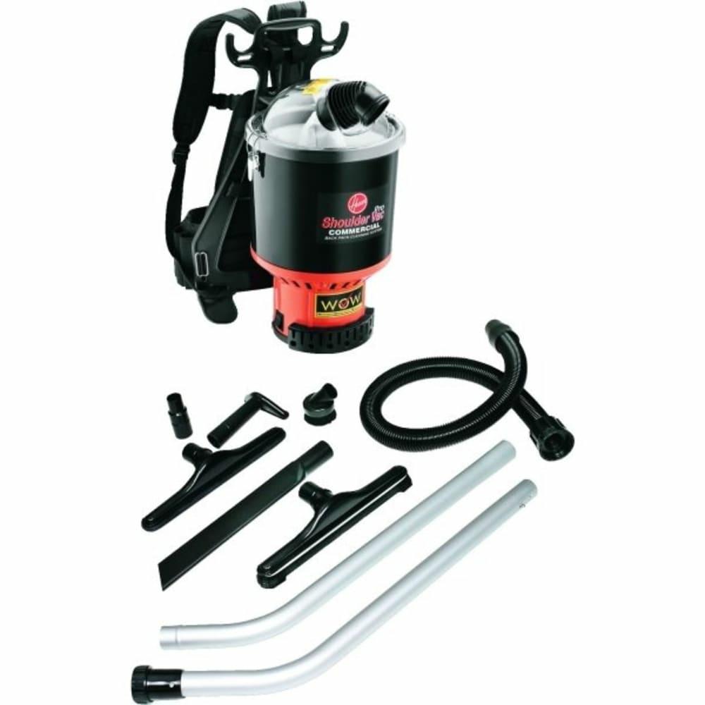 Commercial 6.4 Quart Hepa Bagless Backpack Vacuum W/ Accessories