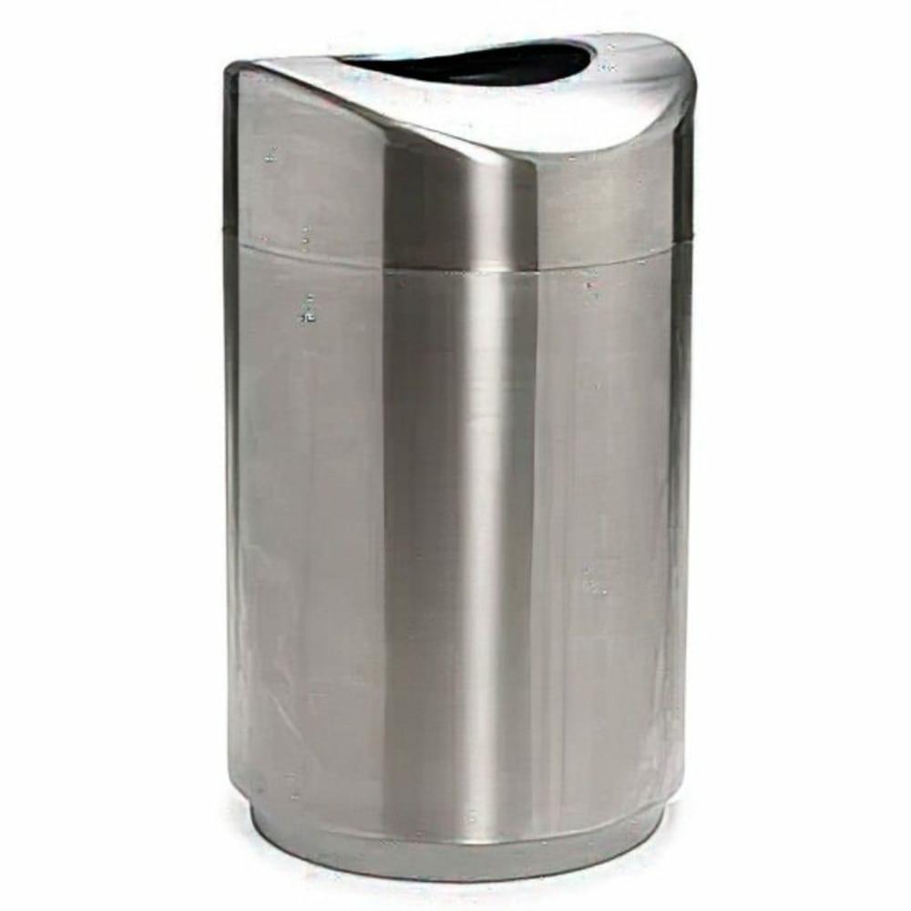 Commercial Eclipse 30 Gallon Stainless Steel Trash Can (Silver)