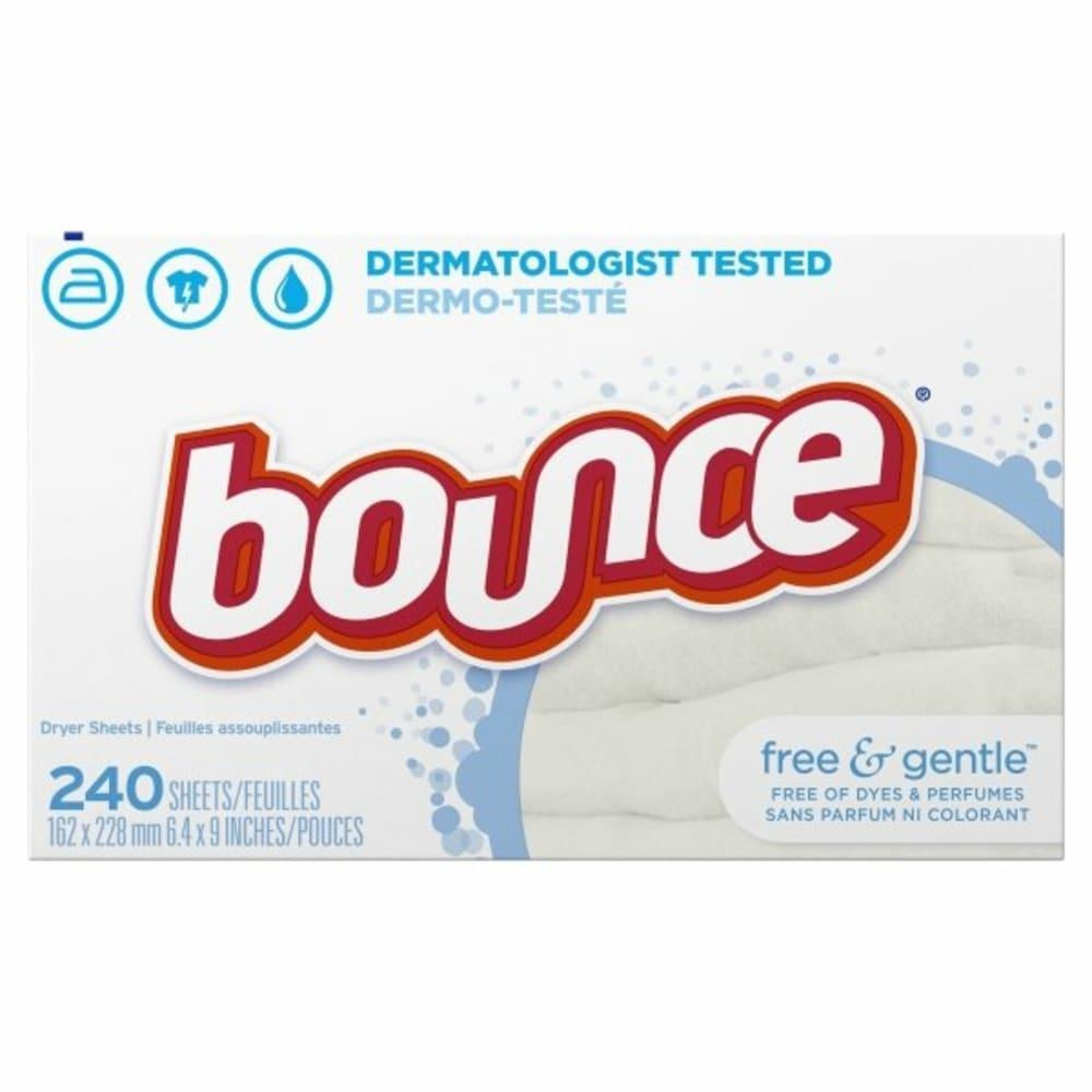 Free And Gentle Dryer Sheets Package Of 240