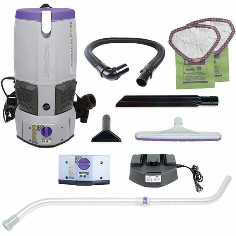 Gofree Flex Pro Ii 6 Qt. 12Ah Backpack Vacuum W/ Xover Wand Kit