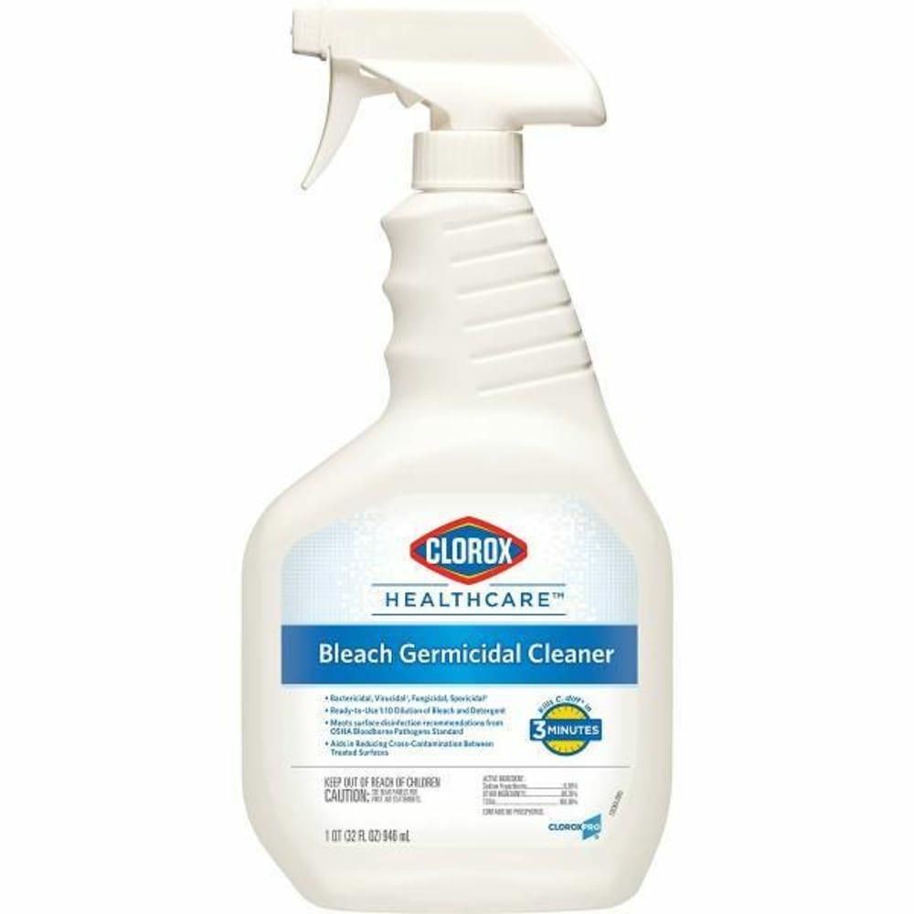 Healthcare Bleach Germicidal Cleaner Spray, 32 Fluid Ounces