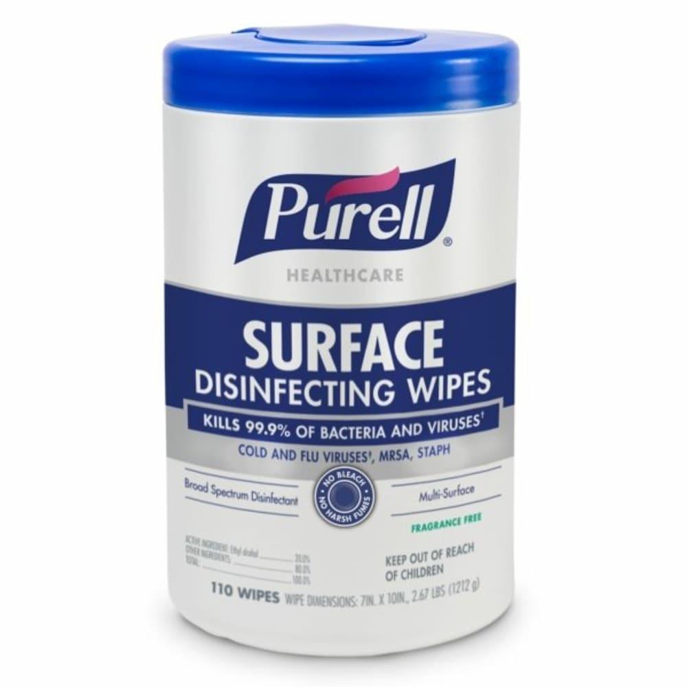 Healthcare Surface Disinfecting Wipes Case Of 6