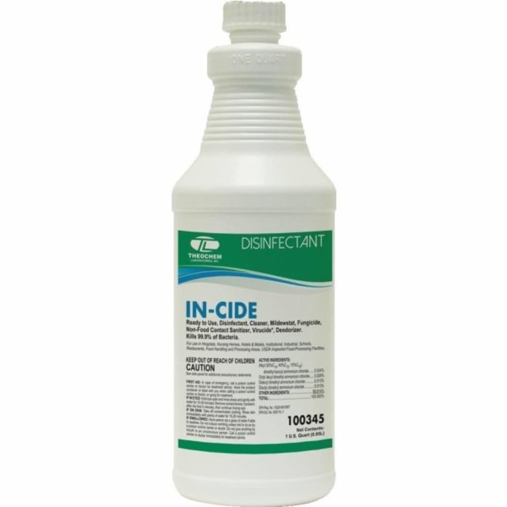 In-Cide Disinfectant Cleaner And Deodorizer Case Of 12