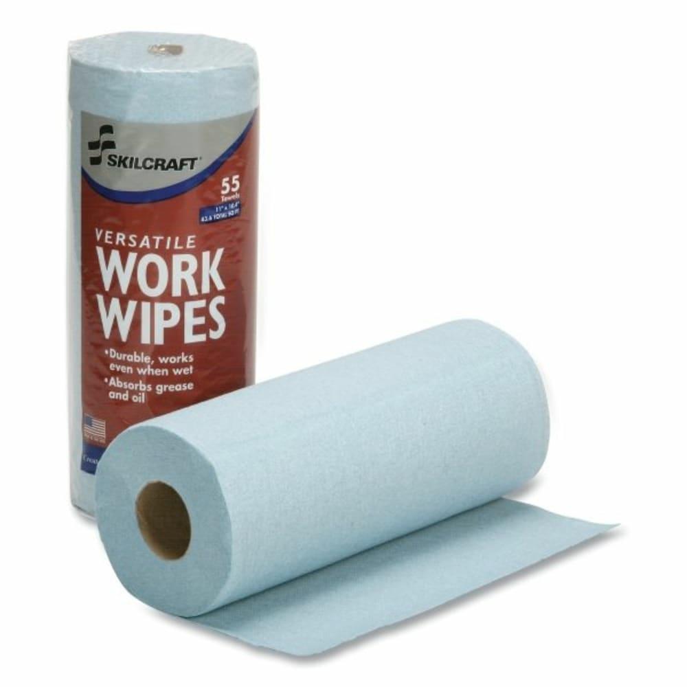 Industrial Work Wipe 10.4 X 11 Blue Case Of 12