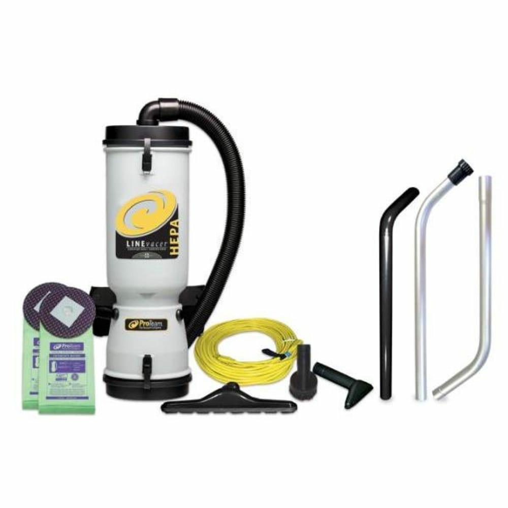 Linevacer Hepa 10 Quart Backpack Vacuum W/ High Filtration Tool Kit