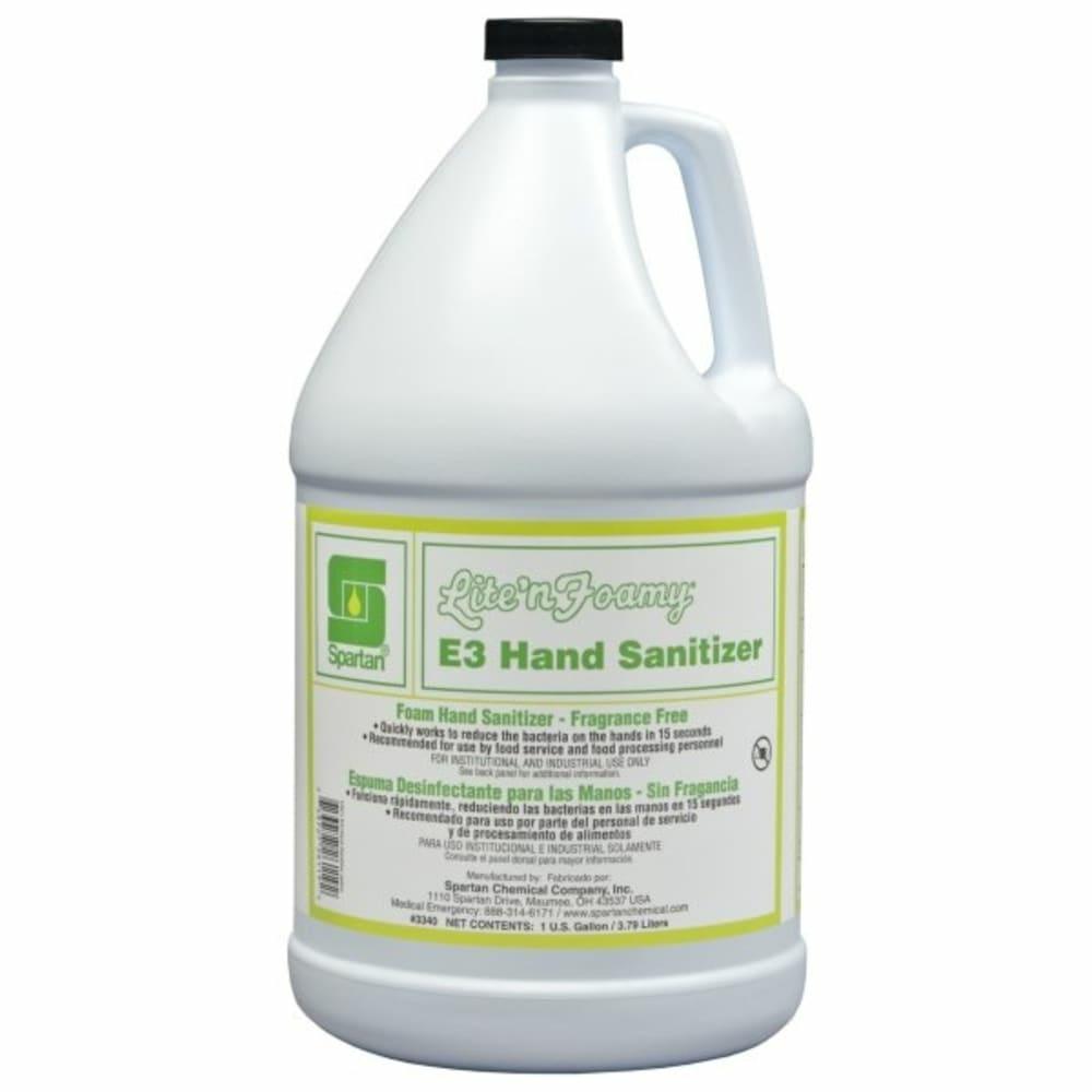 Lite’N Foamy E3 1 Gallon Hand Sanitizer, Case Of 4