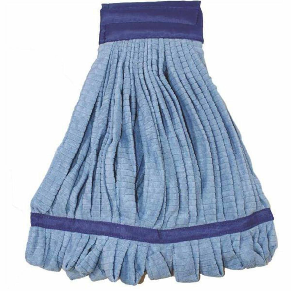 Microfiber Tube Mop Head With Canvas Headband Large (Blue)