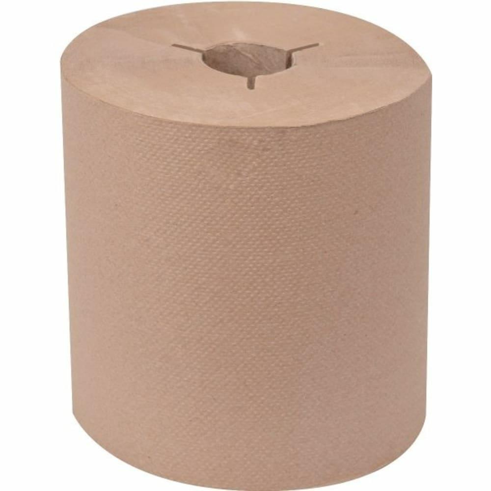 Natural 8″ High-Capacity Hardwound Paper Towels, 1,000’/Roll, Case Of 6