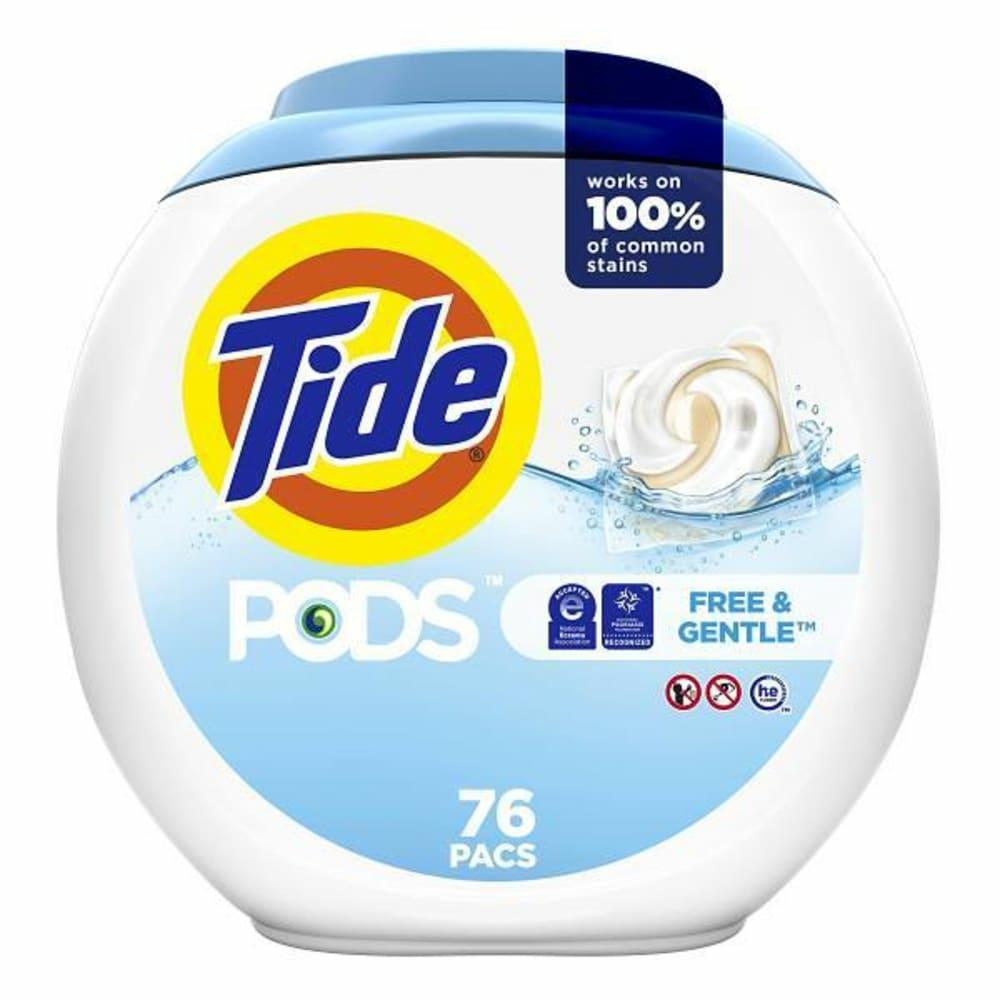 Pods Free And Gentle Liquid Laundry Detergent 76-Count Case Of 4