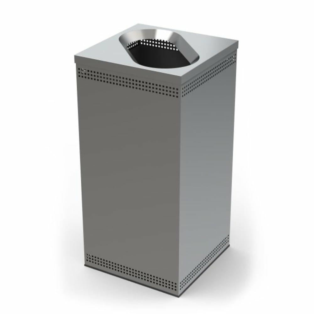 Precision Series™ 35 Gal. Square Open-Top Trash Can