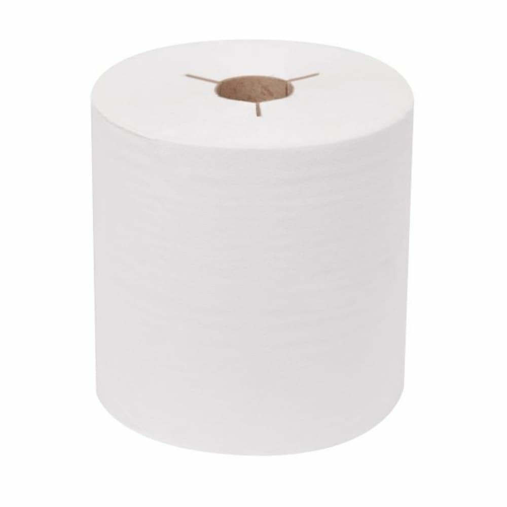 Premium 8 Inch Bright White Luxry Paper Towels 600 Ft/Rl, Case Of 6